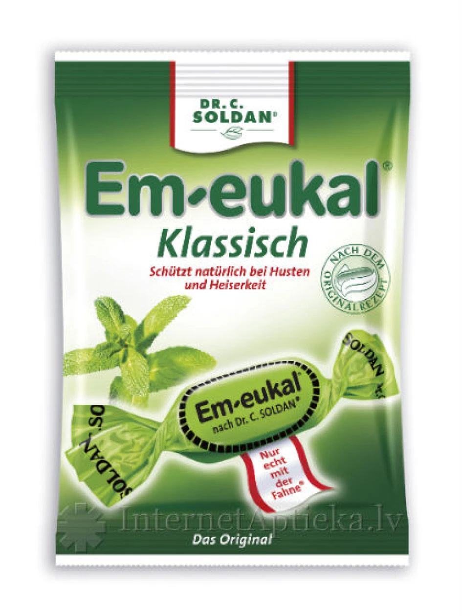 Konfektes Em - Eukal Klasiskie, 75 g | internetaptieka.lv