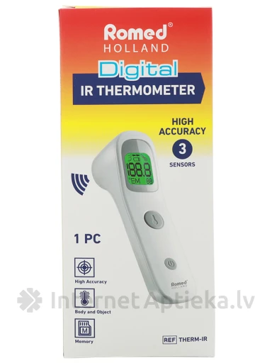 Romed bezkontakta termometrs, 1 gb. | internetaptieka.lv