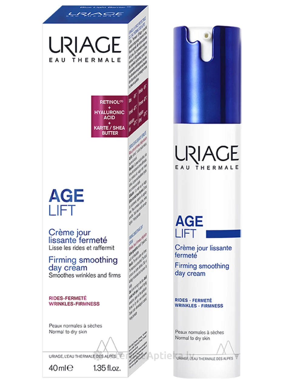 URIAGE AGE LIFT nostiprinošs izlīdzinošs dienas krēms, 40 ml | internetaptieka.lv
