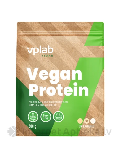 Vplab Vegan Protein bez garšas, 500 g | internetaptieka.lv