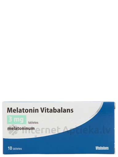 Melatonin Vitabalans 3 mg, 10 tabletes | internetaptieka.lv