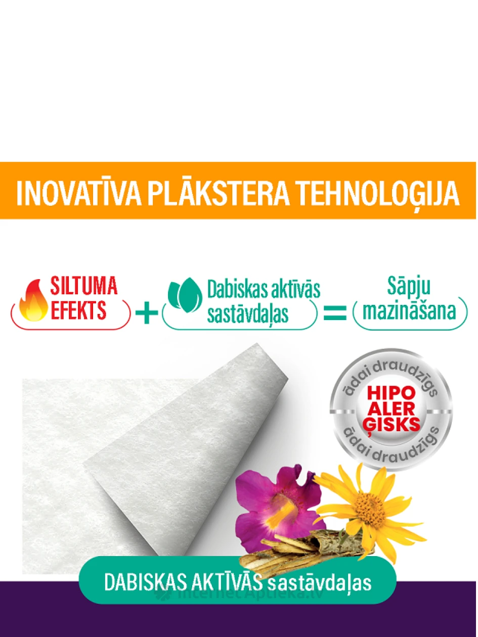 Medrull Hotplaster pretsāpju plāksteris 9x14 cm (ar sildošo efektu), 1 gb. | internetaptieka.lv