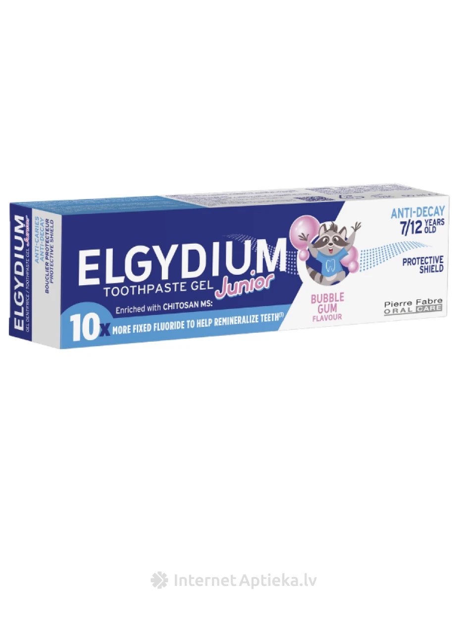 ELGYDIUM Junior Bubble zobu pasta, 50 ml | internetaptieka.lv