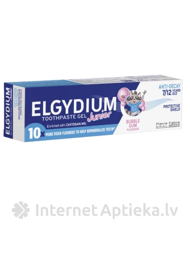 ELGYDIUM Junior Bubble zobu pasta, 50 ml | internetaptieka.lv