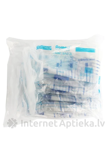 Romed Urīna maiss ar izleju 2 l, 10 gb. | internetaptieka.lv
