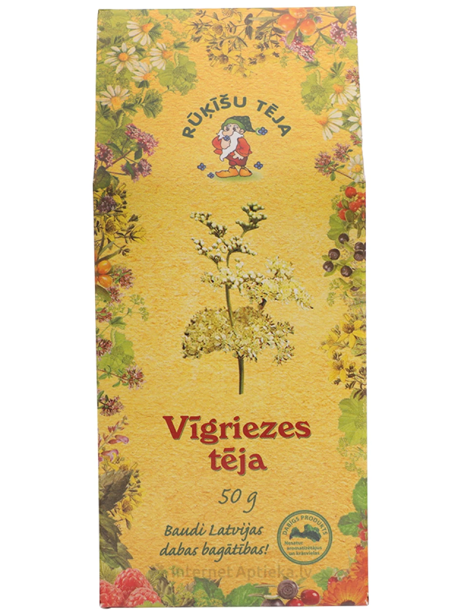 Чай из Лабазника Rūķīšu Tēja, 50 г | internetaptieka.lv