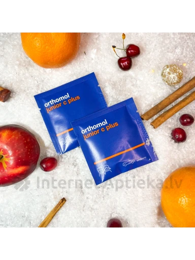 Orthomol Junior C Plus košļājamās tabletes, Apelsīns un Mandarīns, 90 gb. | internetaptieka.lv