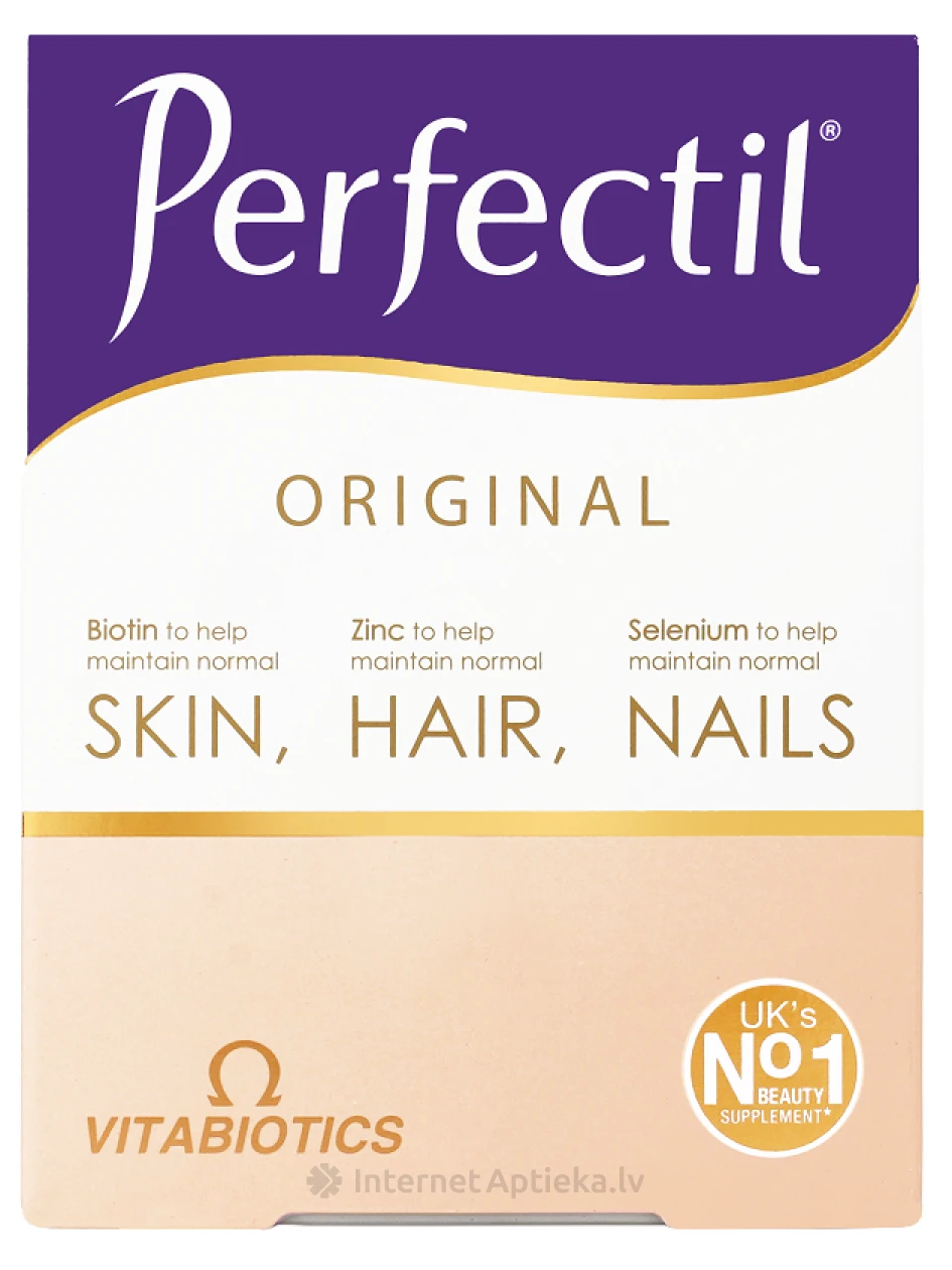 Perfectil Original ādai, matiem, nagiem, 30 tabletes | internetaptieka.lv