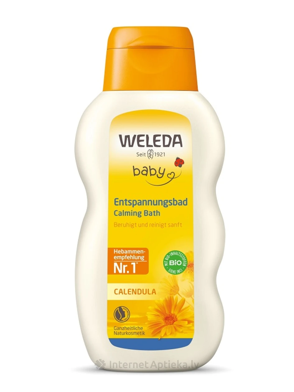 Weleda добавка для ванны с календулой для детей, 200 мл | internetaptieka.lv