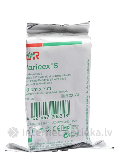 Varicex S elastīgā cinka saite, 10 cm x 7 m | internetaptieka.lv