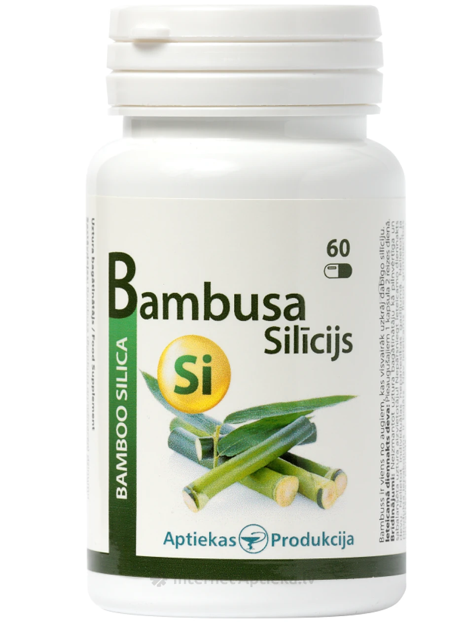Bambusa Silīcijs, 60 kapsulas | internetaptieka.lv