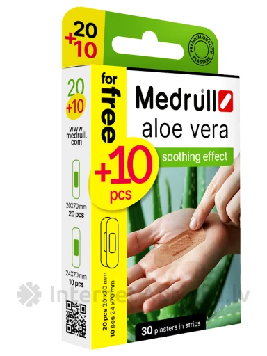 Medrull plaastrid Aloe Vera, 20 + 10 tk. | internetaptieka.lv