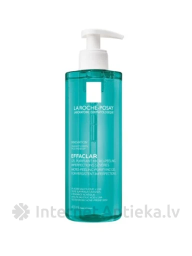 La Roche Posay Effaclar Mikrokooruv puhastusgeel, 400 ml | internetaptieka.lv