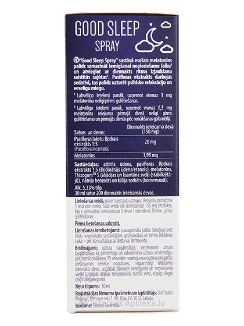 Good Sleep Spray, 30 ml | internetaptieka.lv