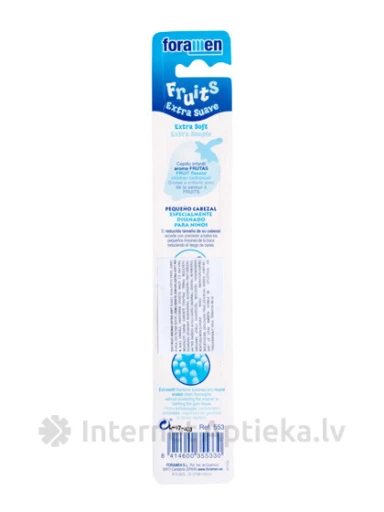 Foramen F-Aromas zobu suka. 3 aromāti- zemeņu, bumbieru, banānu, 1 gb. | internetaptieka.lv