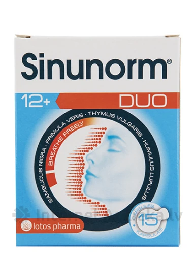 Sinunorm Duo, 15 kapslit | internetaptieka.lv