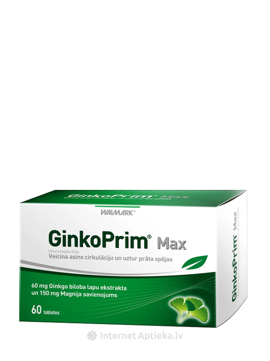 Walmark Ginkoprim Max, 60 tabletti | internetaptieka.lv