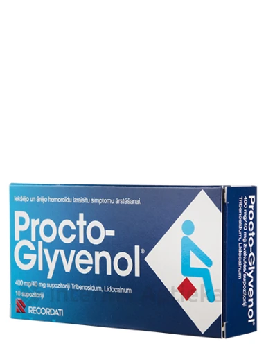 Procto-Glyvenol supozitoriji, 10 gab. | internetaptieka.lv