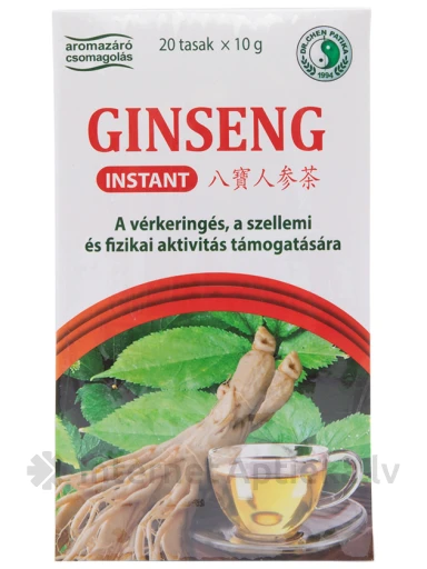 Чай с корнем женьшеня Giseng, 20 пакетиков | internetaptieka.lv