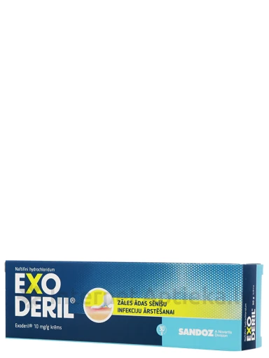 Exoderil 1% krēms, 30 g | internetaptieka.lv