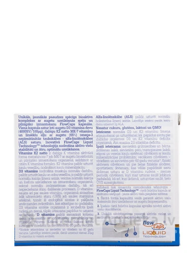 Olimp Labs Gold-Vit D3+K2, 30 капсул | internetaptieka.lv