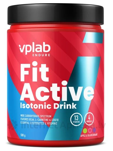 Vplab FitActive Apple and Blackcurrant Pulveris, 500 g | internetaptieka.lv
