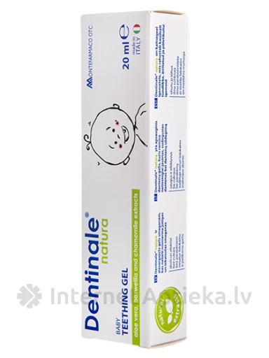 Dentinale Natura bērnu smaganu gels zobu šķilšanās laikā, 20 ml | internetaptieka.lv