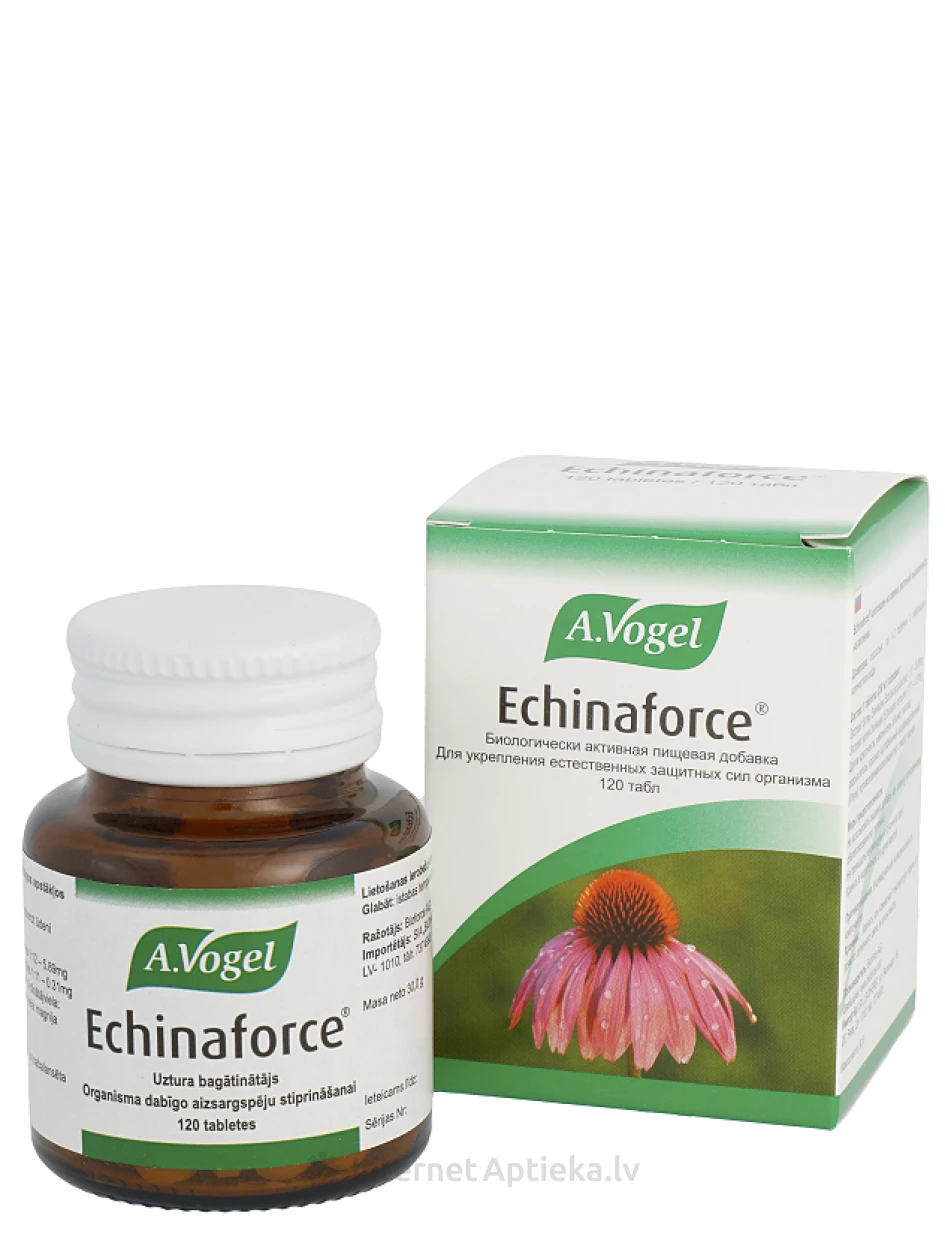 A.Vogel Echinaforce® punase päevakübara tinktuuritabletid, 120 tk. | internetaptieka.lv