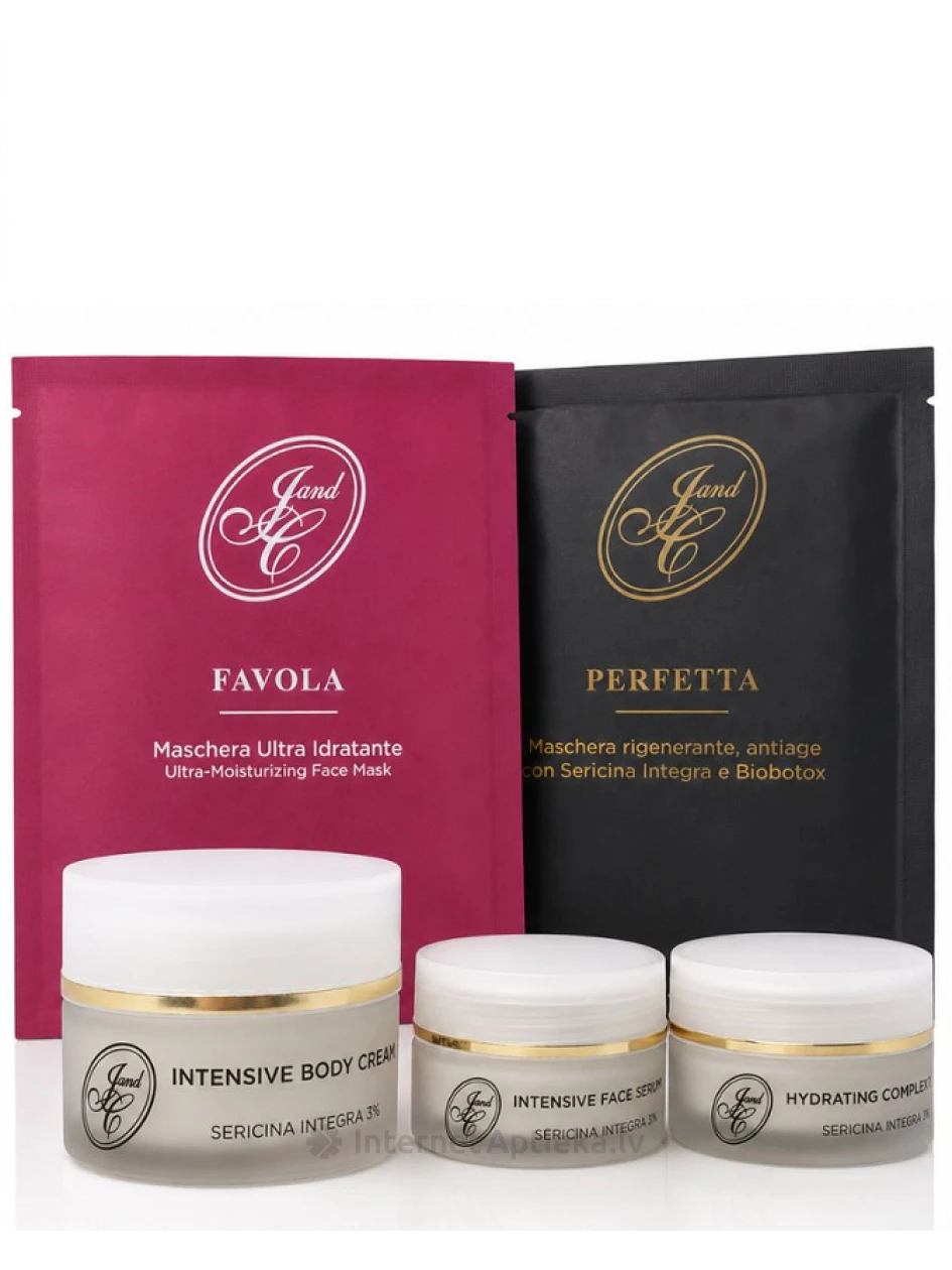 J.And.C. Cosmetici - LAKE COMO 5 комплект продуктов из шелка | internetaptieka.lv