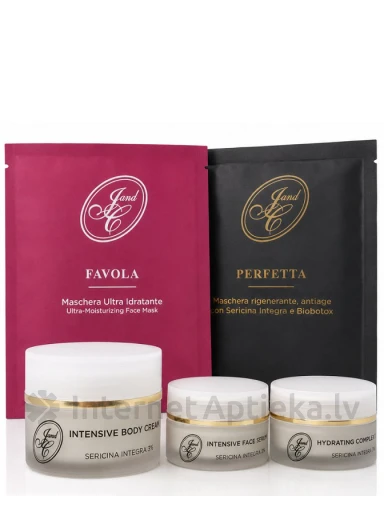 J.And.C. Cosmetici - LAKE COMO 5 комплект продуктов из шелка | internetaptieka.lv