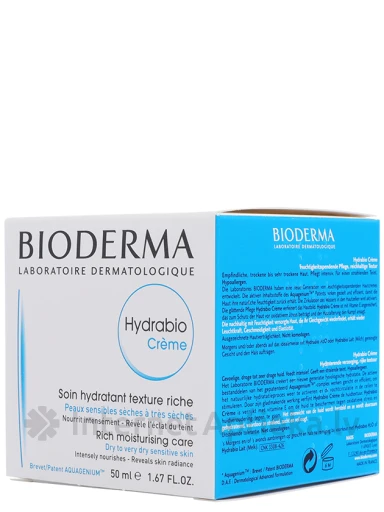 Bioderma Hydrabio Crème mitrinošs krēms sausai ādai, 50 ml | internetaptieka.lv