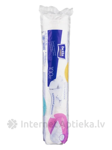 Bella Cotton ватные косметические диски, 100 шт. | internetaptieka.lv