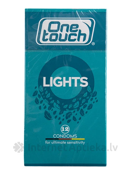 One Touch Lights prezervatīvi, 12 gb.