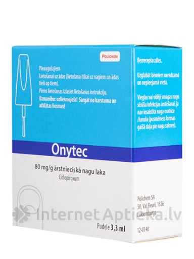 Onytec ārstnieciskā nagu laka 80 mg/g, 1 gb. | internetaptieka.lv