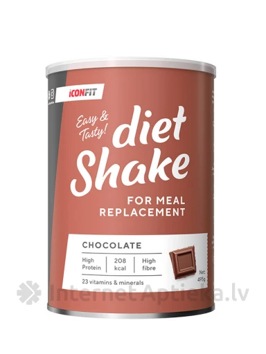 ICONFIT Diet Shake šokolaadimaitseline dieetkokteil, 495 | internetaptieka.lv