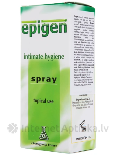 Epigen Intim спрей, 60 мл | internetaptieka.lv
