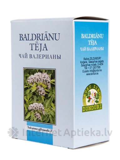 Dunduri Чай Валерианы, 30 г | internetaptieka.lv