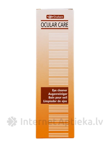Diafarm Ocular Care silmade puhastusvahend koertele, kassidele, lemmikloomadele, 100 ml | internetaptieka.lv