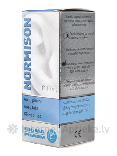 Normisoni kõrvatilgad, 10 ml | internetaptieka.lv