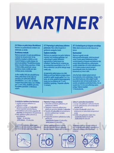 Wartner криотерапия для удаления бородавок, 50 мл | internetaptieka.lv