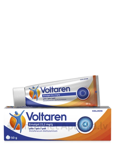 Voltaren Emulgel geel 23,2 mg/g, 50 g | internetaptieka.lv