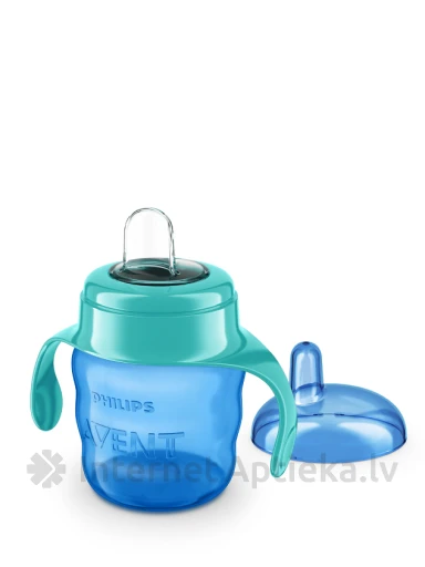 Philips Avent õppetass Easy Slip roheline silikoontilaga 6 kuud, 200 ml | internetaptieka.lv