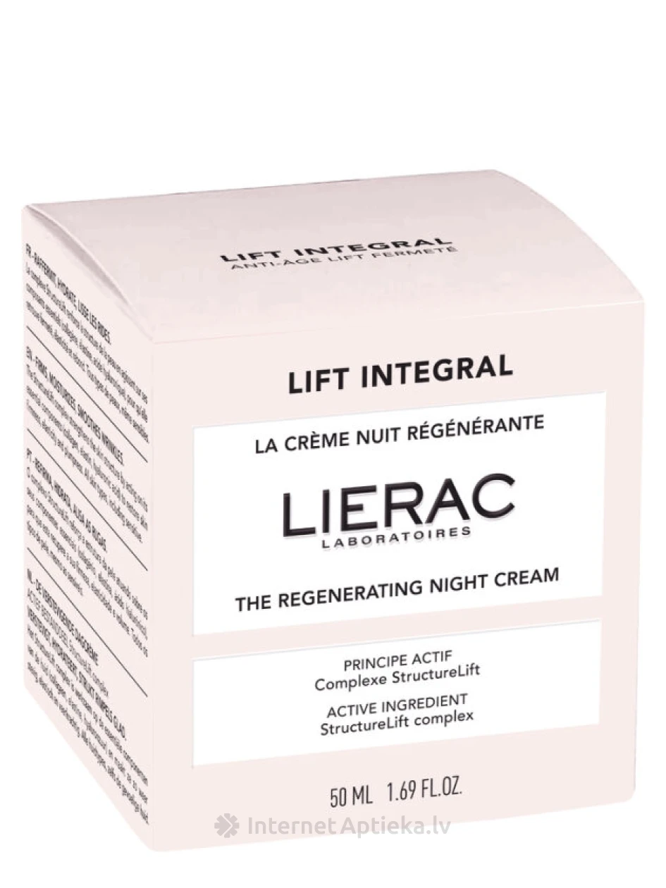 LIERAC LIFT INTEGRAL atjaunojošs nakts krēms, 50 ml | internetaptieka.lv