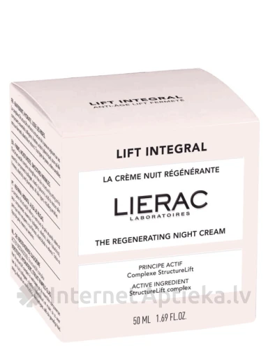 LIERAC LIFT INTEGRAL taastav öökreem, 50 ml | internetaptieka.lv
