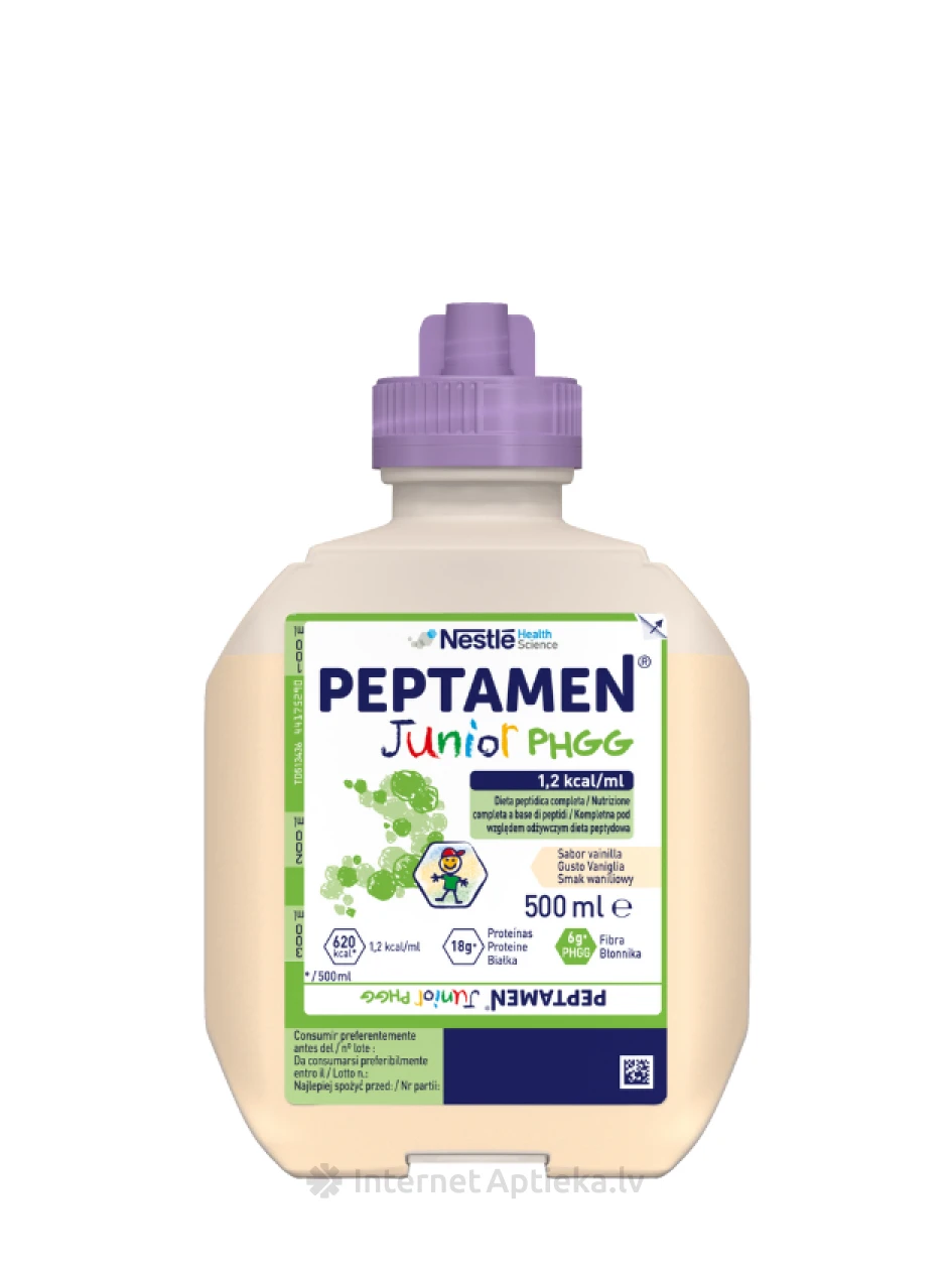 Nestle Peptamen Junior PHGG Toit meditsiiniliseks otstarbeks, 500 ml | internetaptieka.lv