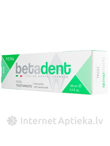BETADENT TOTAL зубная паста, 100 мл | internetaptieka.lv