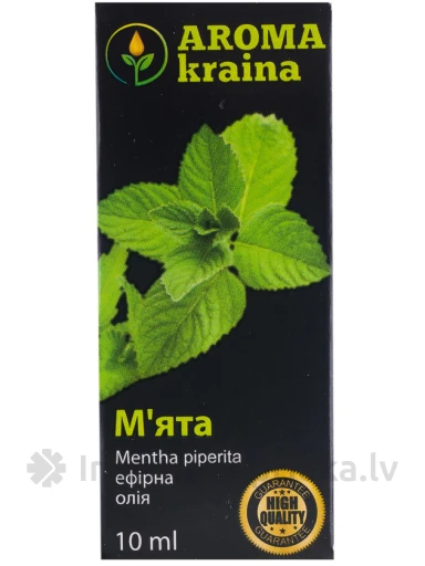 Мятное эфирное масло, 10 мл | internetaptieka.lv