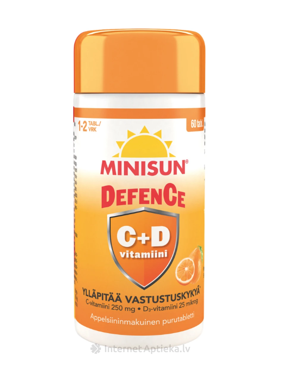 Verman Minisun defence, 60 таблеток | internetaptieka.lv