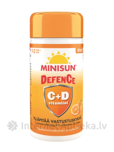 Verman Minisun defence, 60 таблеток | internetaptieka.lv