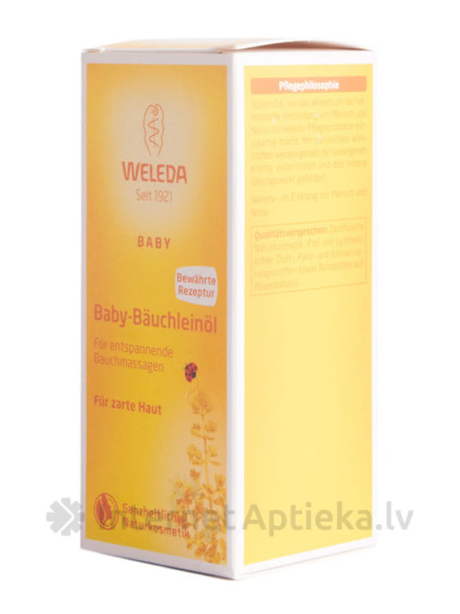 Weleda õli beebi kõhumassaažiks, 50 ml | internetaptieka.lv